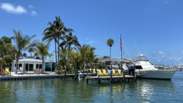 Nice resort on Lemon Bay on Manasota Key.