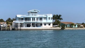 Probably the most photographed home on the water in Saint Petersburg, FL.