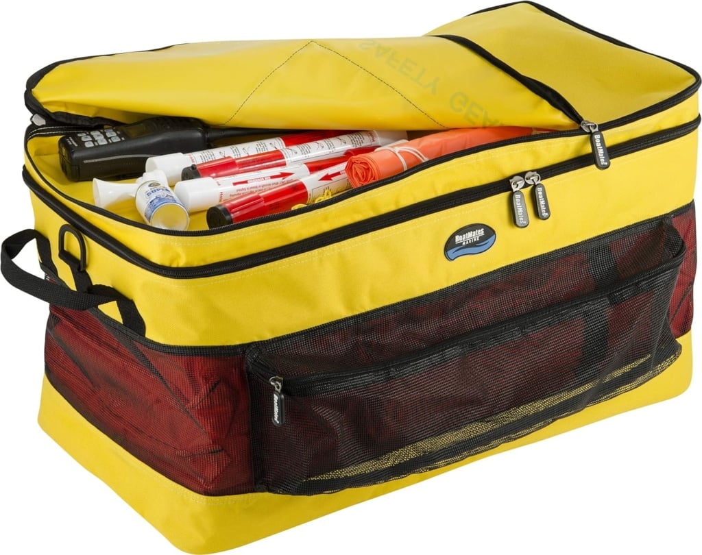 Boatmates Safety Gear Bag, Yellow, 12x21x15 (3118-6)