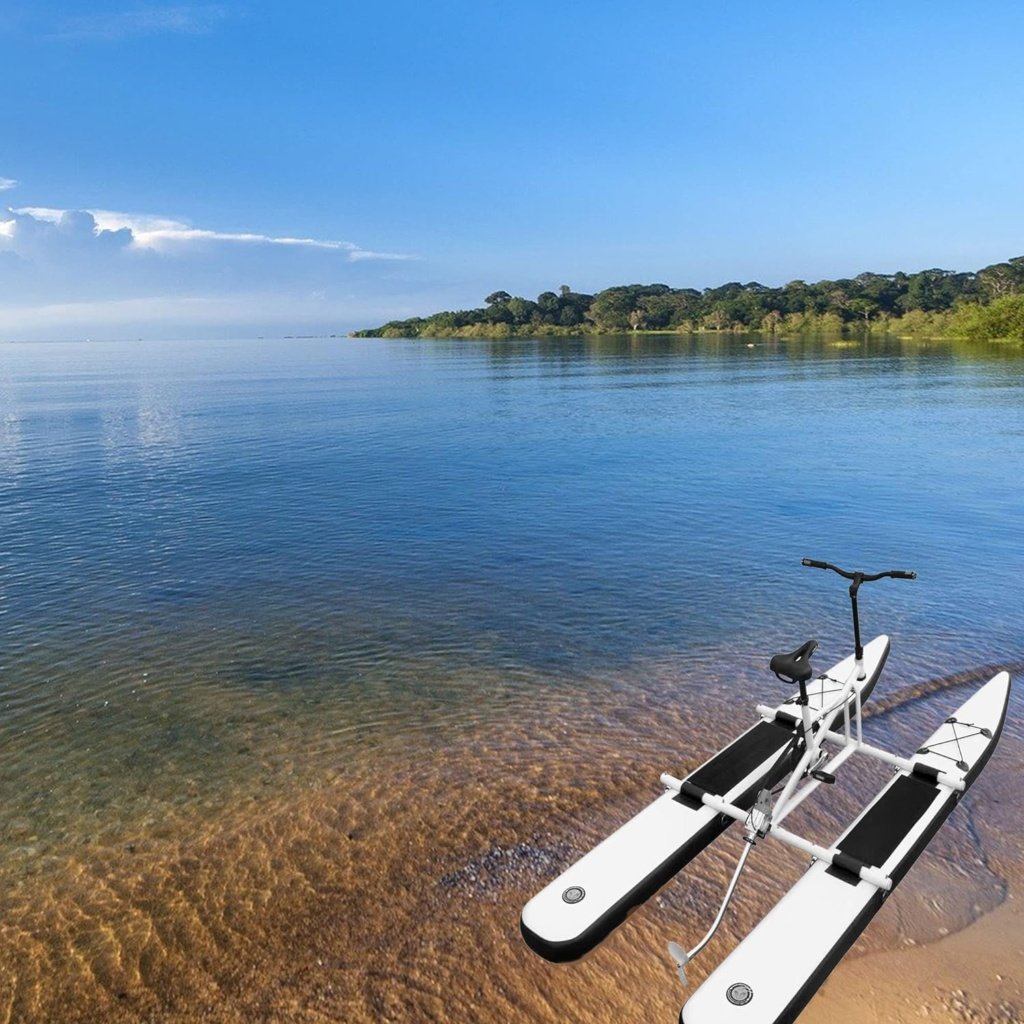 DIVTEK Water Bikes, Chili Pontoon Banana Water Bike Inflatable Kayak Bikeboat for Lake, Water Sports Touring Kayaks Sea Pedal Bicycle Boat for Sport Fun Fishing…