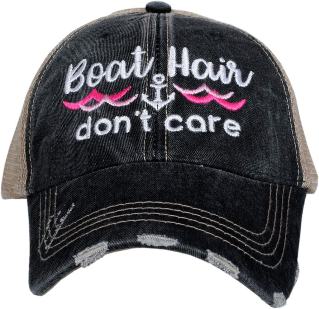 KATYDID Lake Hair Dont Care Baseball Cap - Trucker Hat for Women - Stylish Cute Sun Hat