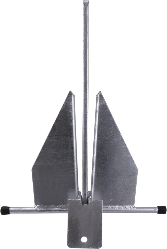 MARINE SYSTEM Portable Galvanized Fluke Style Anchor Kit 8 LB 10 LB 13LB