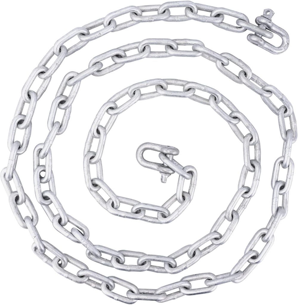 MARINE SYSTEM Portable Galvanized Fluke Style Anchor Kit 8 LB 10 LB 13LB