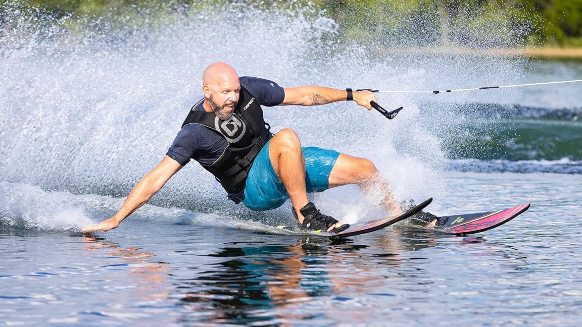 O’Brien Vortex Widebody Combo Waterskis Review Salty Boating