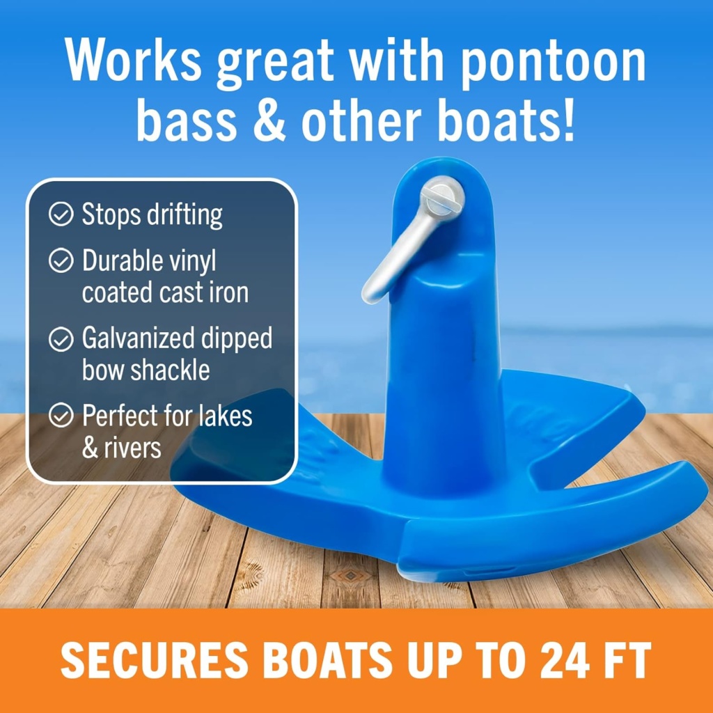River Anchor 20lb Boat Anchor Mushroom Anchor 20 lb River Anchors for Boats Coated Anchor Marine Grade Pontoon or Boats 15, 16, 18 or 20 Foot Boat Anchors 12 20 or 30 Pound River Anchor 20lb Boat Anchor Mushroom Anchor 20 lb River Anchors for Boats Coated Anchor Marine Grade Pontoon or Boats 15, 16, 18 or 20 Foot Boat Anchors 12 20 or 30 Pound
