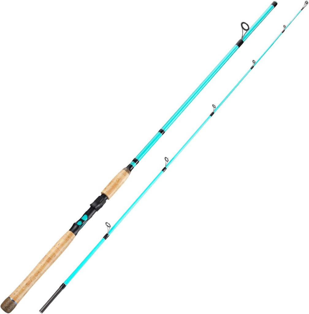 Sougayilang Inshore Saltwater Fishing Rods, Spinning Rods and Casting Rods with AAA Cork Handles,IM7 Toray Carbon Blanks- 7