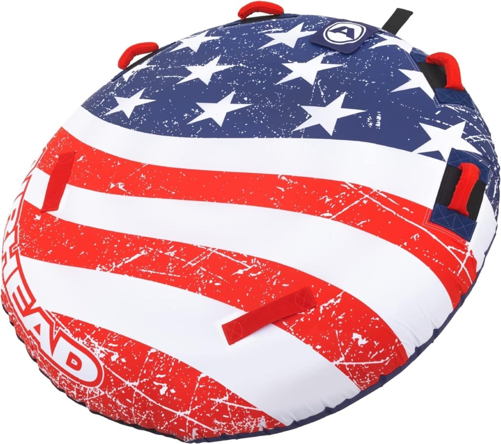 Sportsstuff Stars  Stripes | Towable Tube for Boating with 1-4 Rider Options