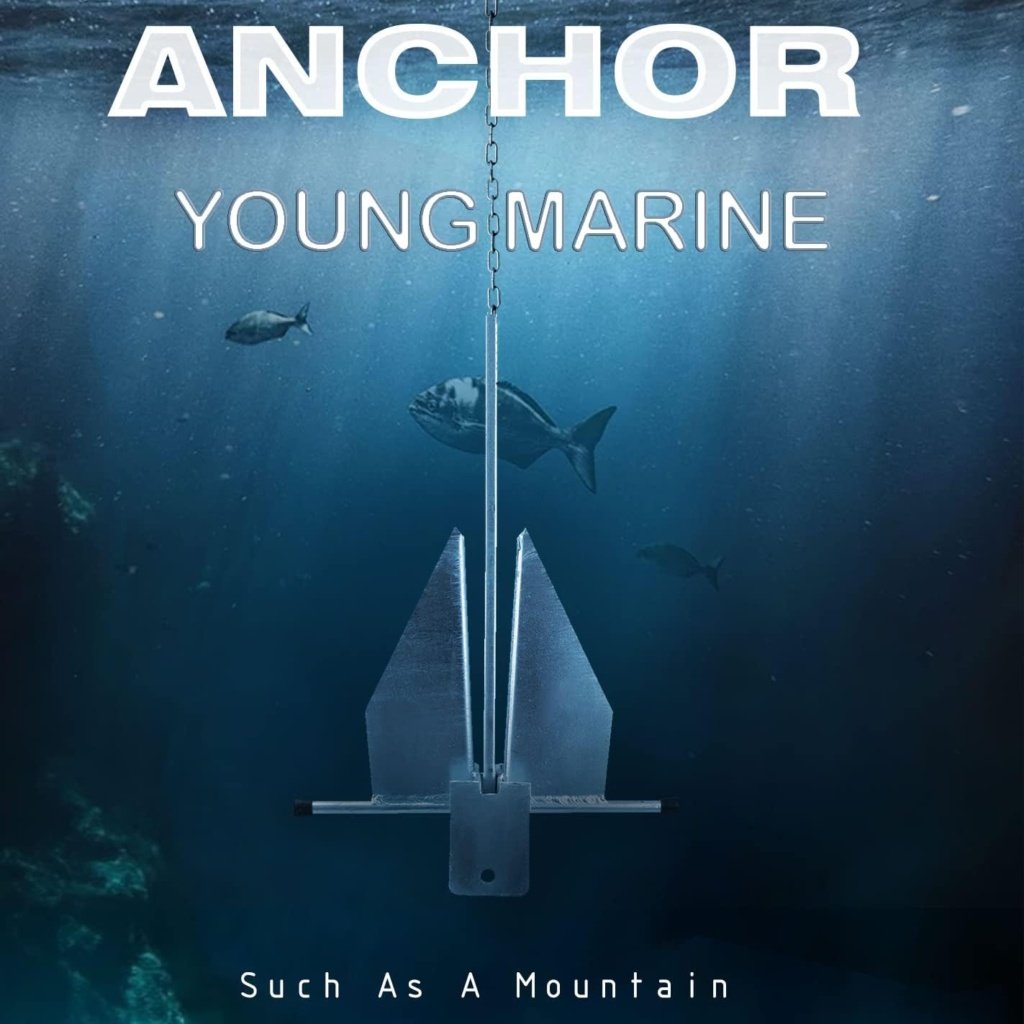 Young Marine Portable Galvanized Fluke Style Anchor Kit Includes Galvanized Fluke Anchor, Rope, Shackles, Chain 8LB 10LB