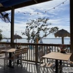 A great view of the beach and Manatee River from Whiskey Joe's.