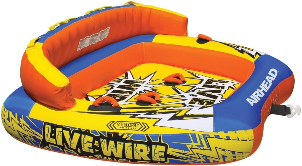 AIRHEAD AHLW-3 Live Wire Inflatable Rider Boat Towable