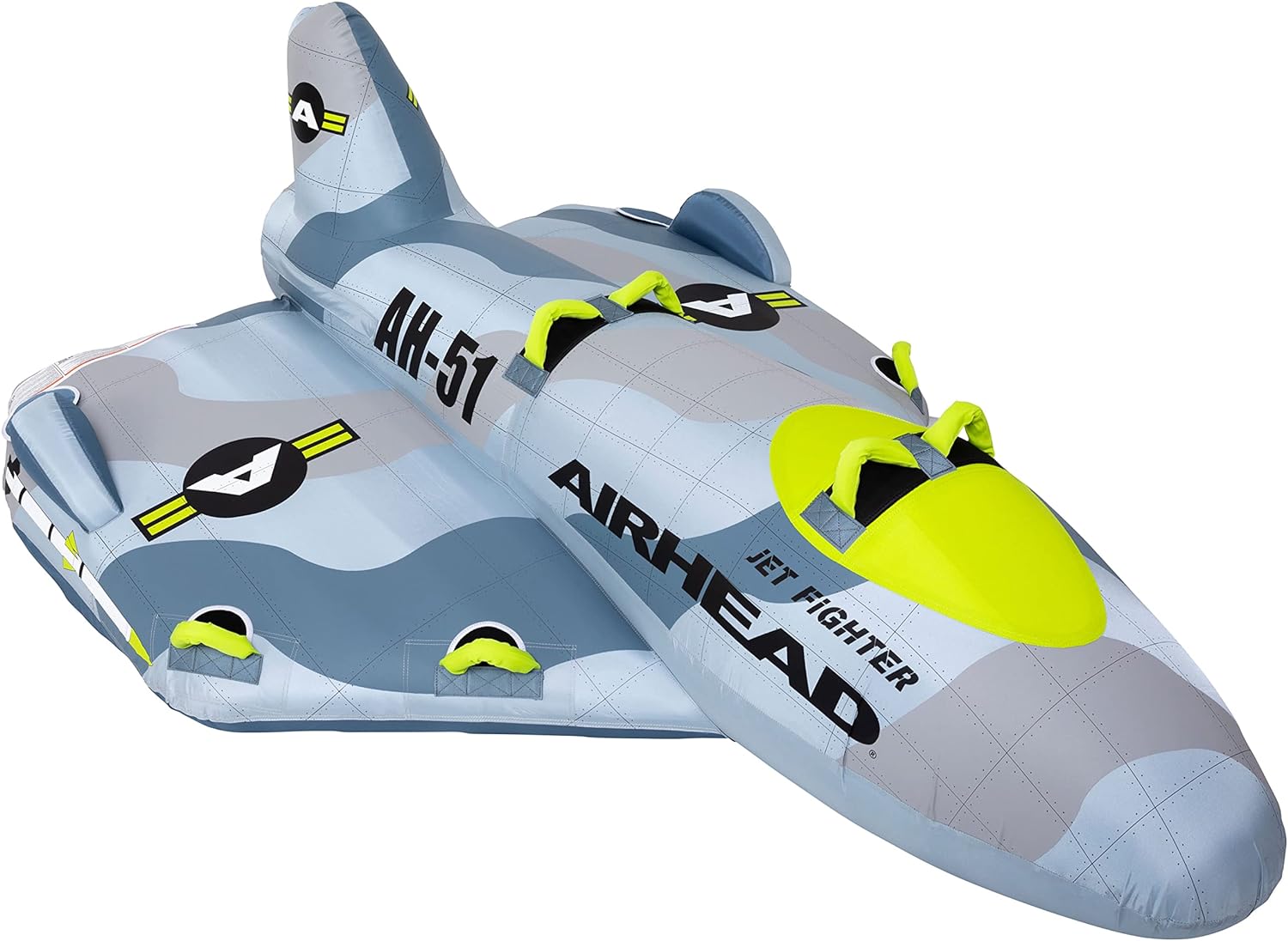 Airhead Jet Fighter | 1-4 Rider Towable Tube for Boating