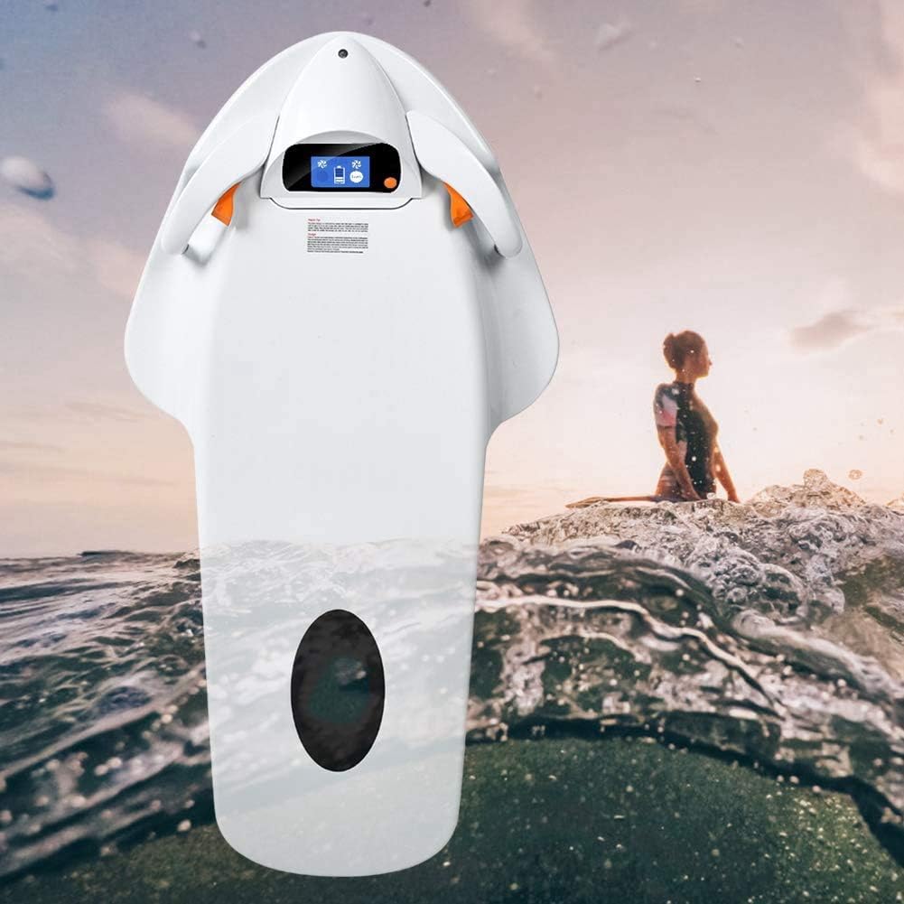 HENGMF Underwater Scooter Sea Scooter 4-Level Rotational Speed,Water Surfboard,Electric Swimming Kickboard,Smart Somatosensory Surfing Board Swimming Aids,Can be Used to Assist in Learning to Swim.