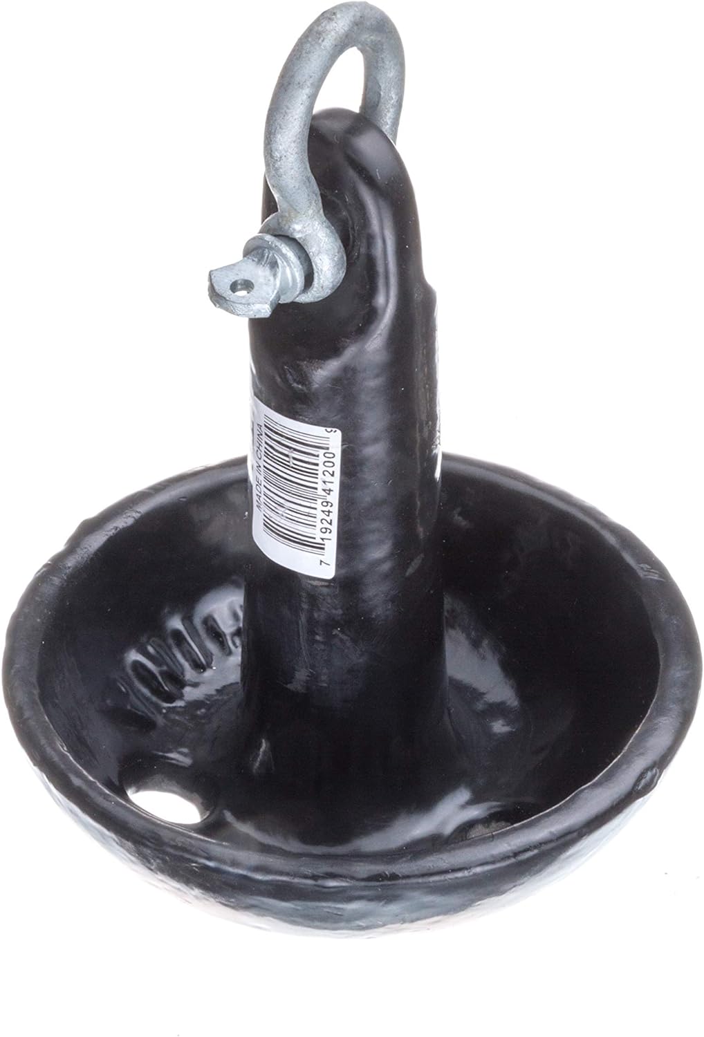 Seachoice Mushroom Anchor – Vinyl-Coated Cast Iron – Black – Multiple Sizes