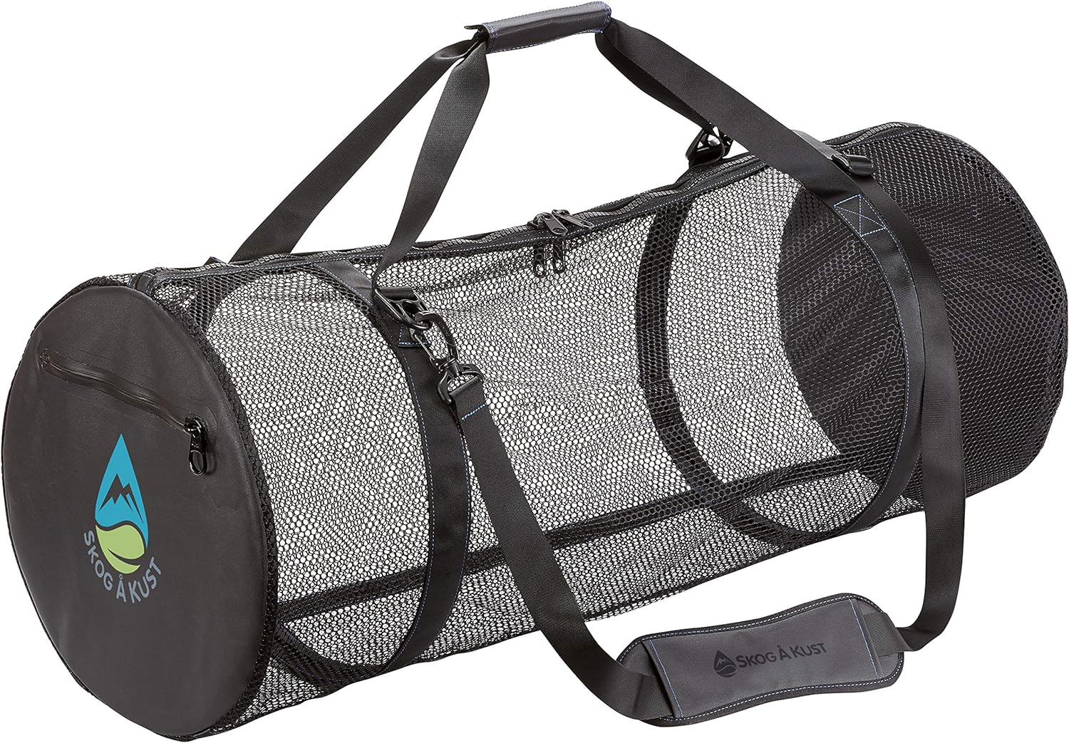 Skog Å Kust SCUBASak Collapsible Mesh Duffle Bag with Exterior Waterproof Pocket