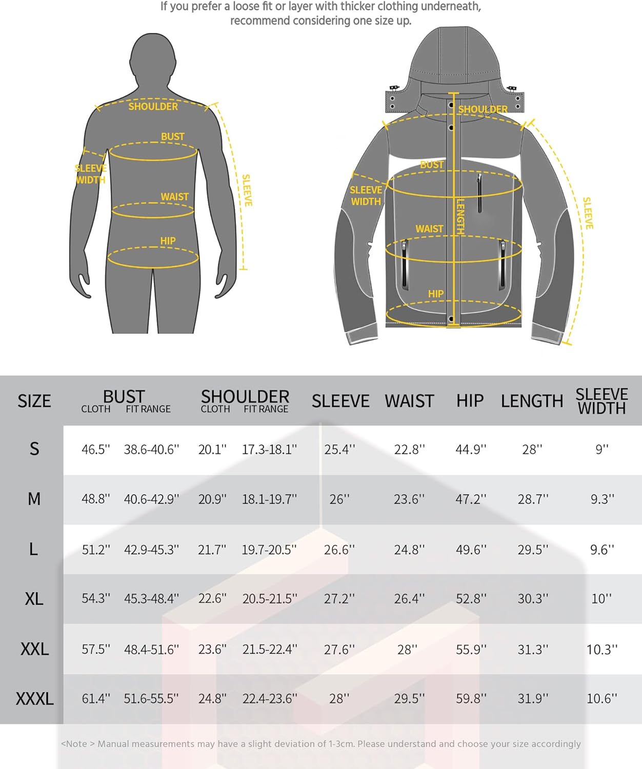 Wulcea Graphene Heated Jacket for Men Fur Lined with 7.4V 16000mAh Battery Pack