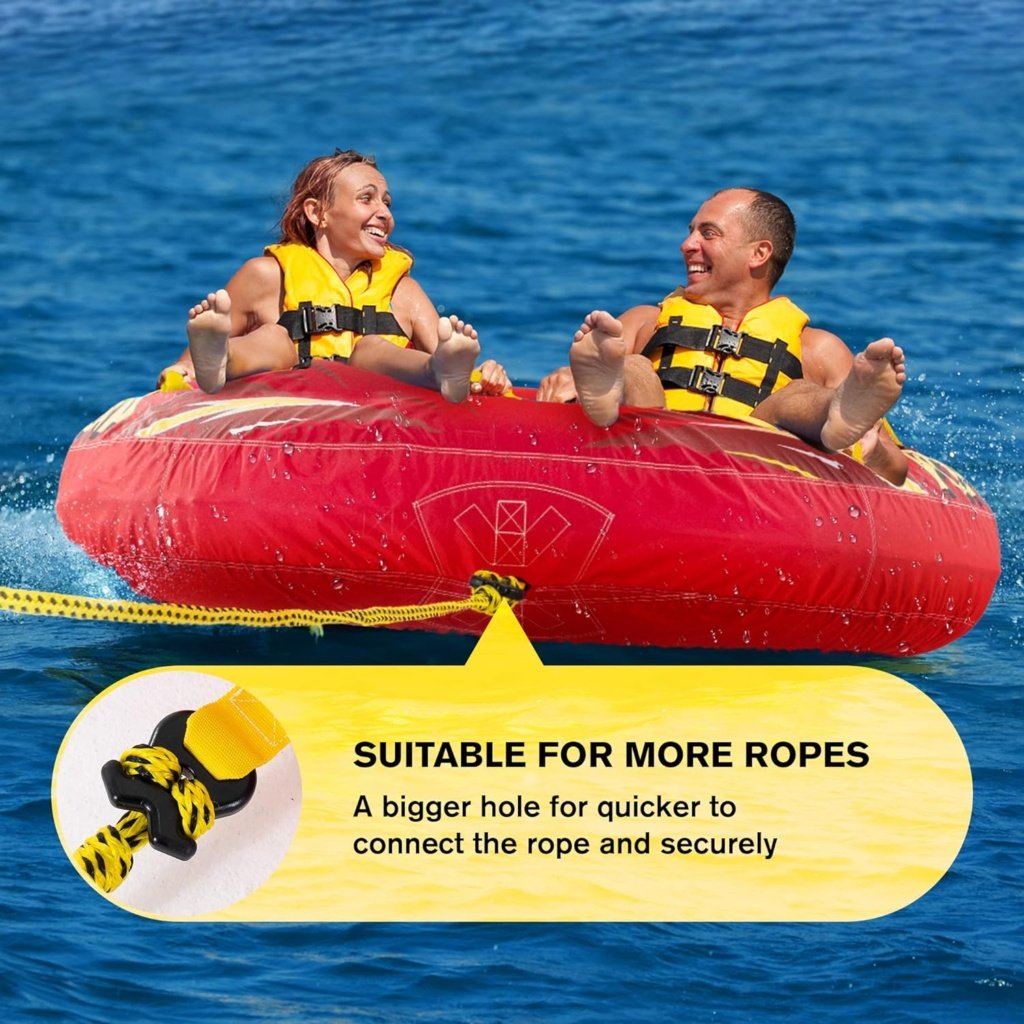 Yofidra Towable Tubes for Boating 1-3 Persons, with Quick Connect Head and Storage Bag