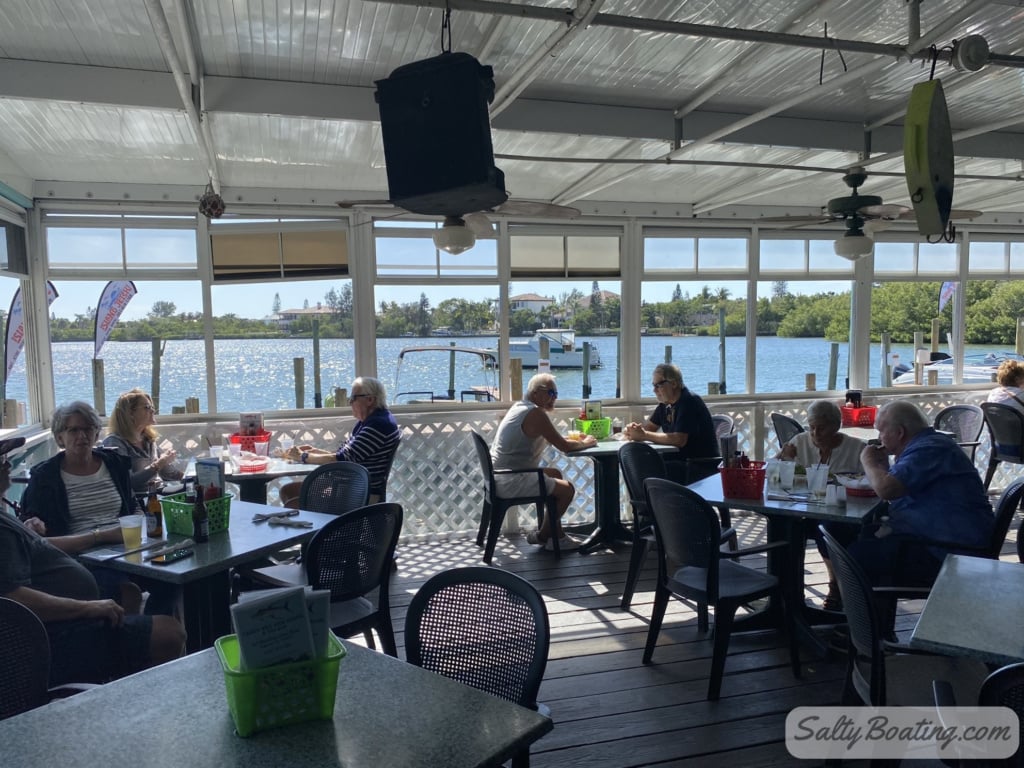 Great views from Casey Key Fish House at lunch.