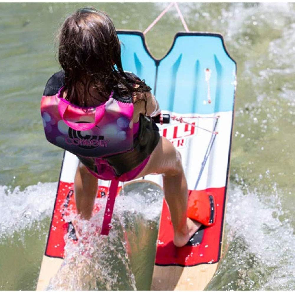 CWB Connelly Firecracker, Kids Waterski Trainer, red/White/Blue, 48in/ 1-4