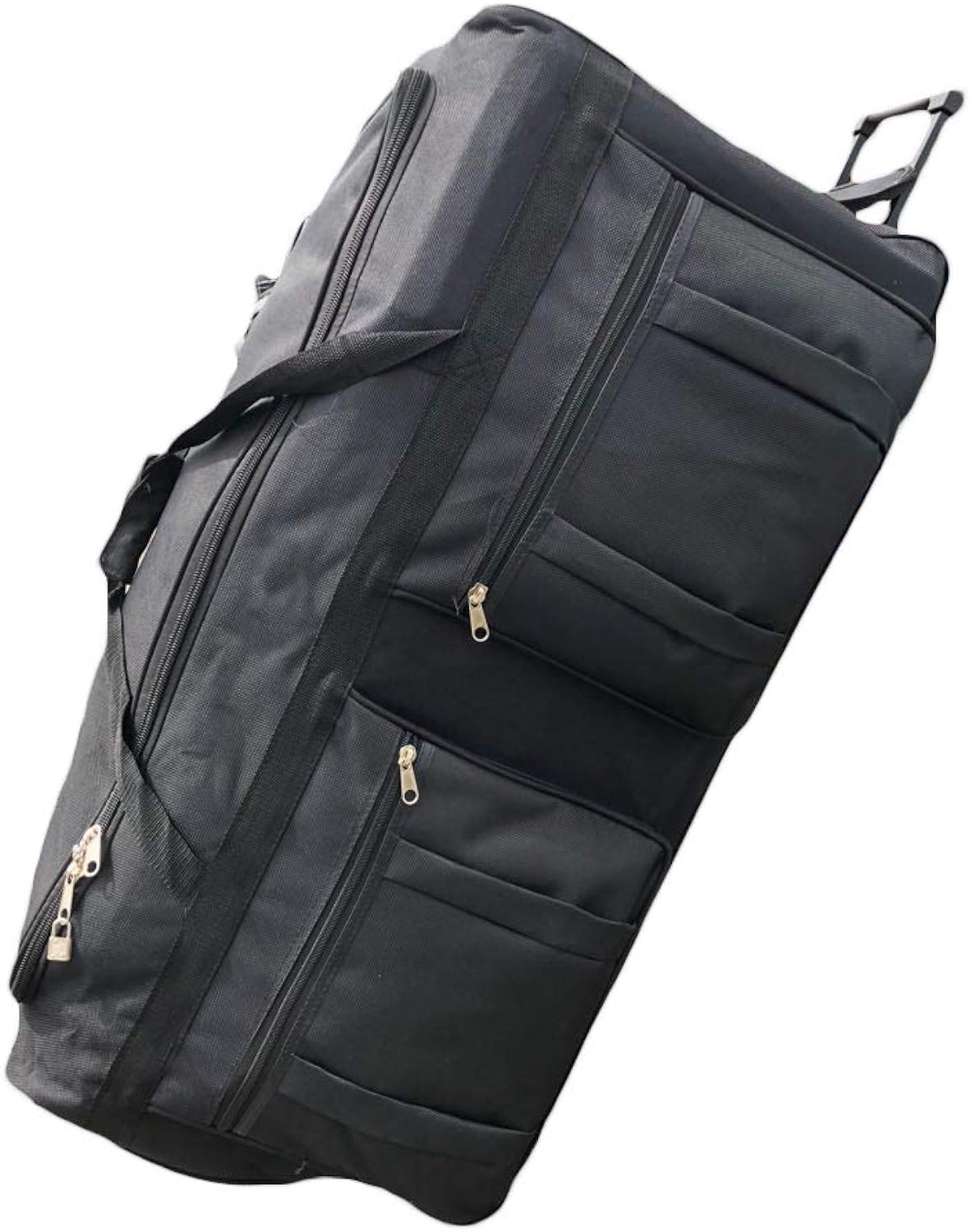 Gothamite 46-inch Rolling Duffle Bag with Wheels, Luggage Bag, Hockey Bag, XL Duffle Bag With Rollers, Heavy Duty Oversized Storage Bag