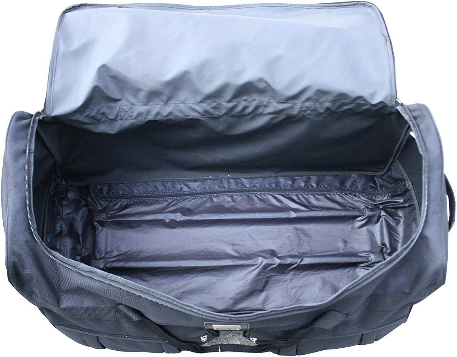 Gothamite 46-inch Rolling Duffle Bag with Wheels, Luggage Bag, Hockey Bag, XL Duffle Bag With Rollers, Heavy Duty Oversized Storage Bag