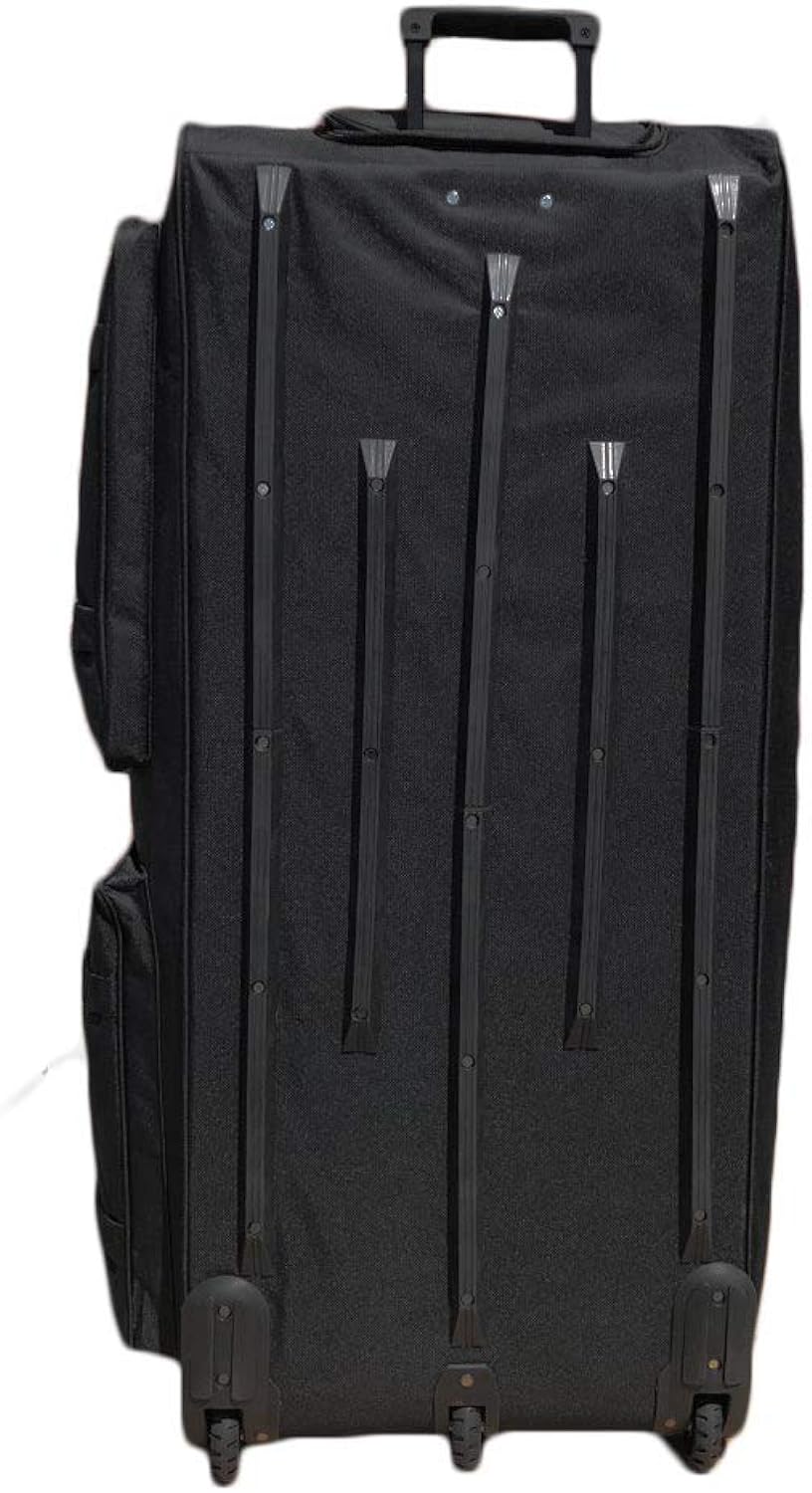 Gothamite 46-inch Rolling Duffle Bag with Wheels, Luggage Bag, Hockey Bag, XL Duffle Bag With Rollers, Heavy Duty Oversized Storage Bag