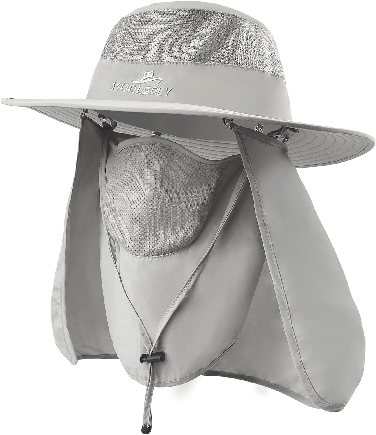 KOOLSOLY Fishing Hat,Sun Cap with UPF 50+ Sun Protection and Neck Flap,for Man and Women