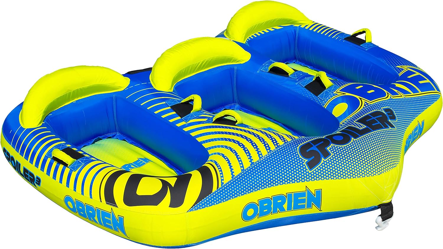 OBrien Spoiler 3 Person Inflatable Towable Tube, Yellow