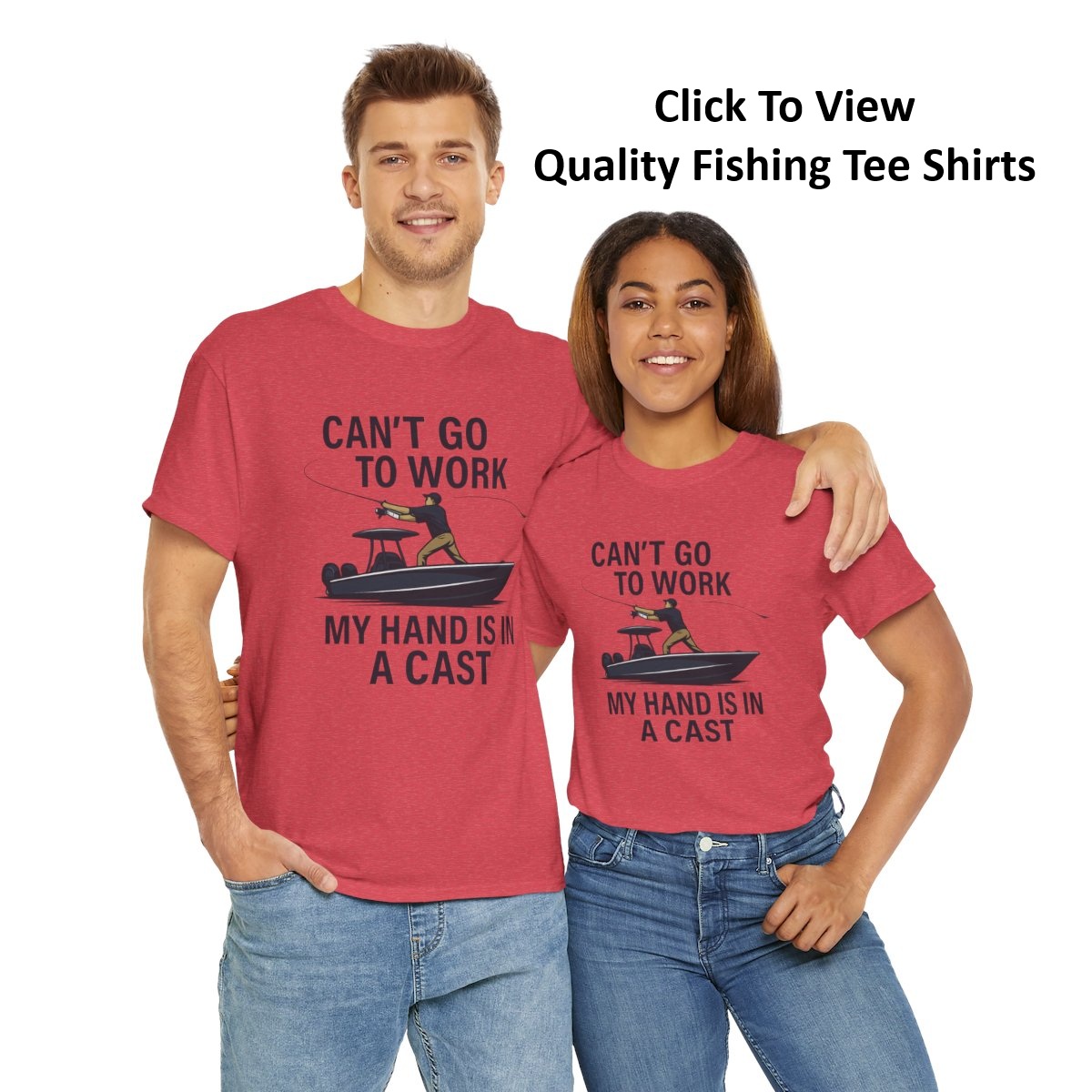 Cant Go To Work Fishing Shirt