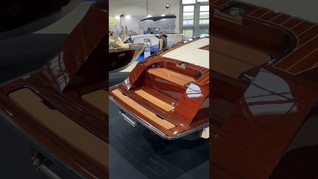Move over Riva, German company Boesch knows how to build beautiful wooden boats too! #woodenboats