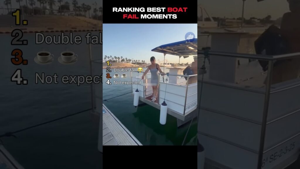 Best boat fail moments #shorts